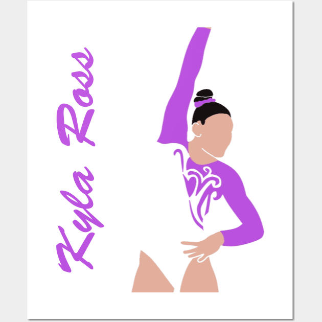 Kyla Ross Cutout - 2015 P&G Championships Wall Art by TheGymFund